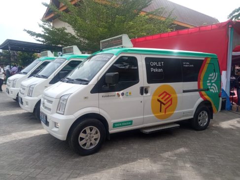 Angkutan Umum Listrik Resmi Beroperasi di Pekanbaru