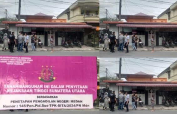 Kejati Sumut Sita Aset Milik Tersangka Korupsi BOK dan Jaspel Tapteng