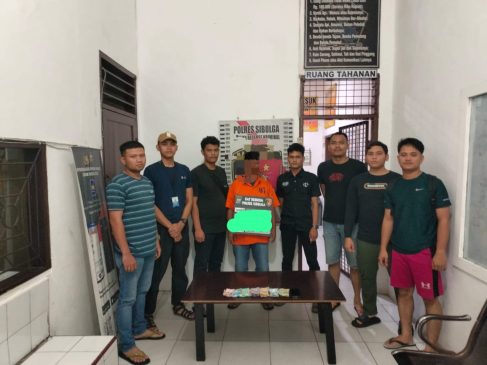 Polres Sibolga Amankan Tersangka Perjudian Jenis KIM Hongkong
