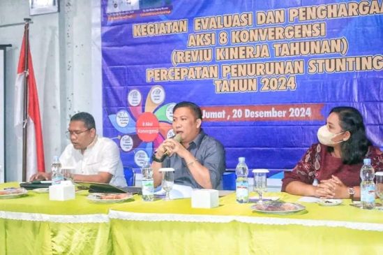 Sekdakab Tapteng Buka Kegiatan Aksi 8 Konvergensi Reviu Kinerja Tahunan 2024