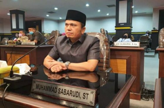 Ketua DPRD Kota Pekanbaru Muhammad Sabarudi Sambut Kedatangan KPU