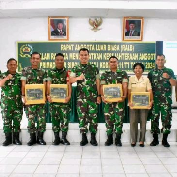 Sambut Natal dan Tahun Baru, Dandim 0211/TT Berikan Bingkisan Kepada Prajurit dan PNS