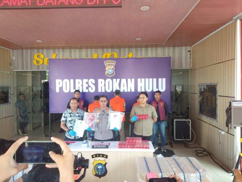 Polres Rohul Ungkap Jaringan Perdagangan Rokok Ilegal