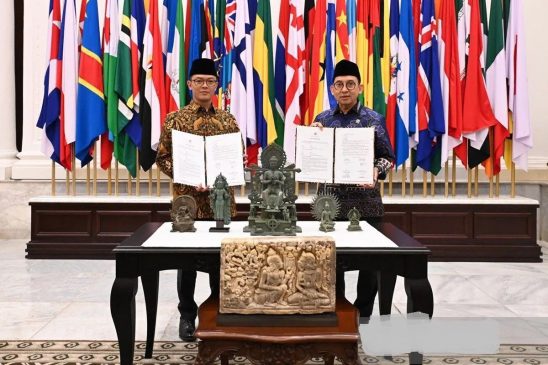 AS Pulangkan Enam Objek Budaya Indonesia