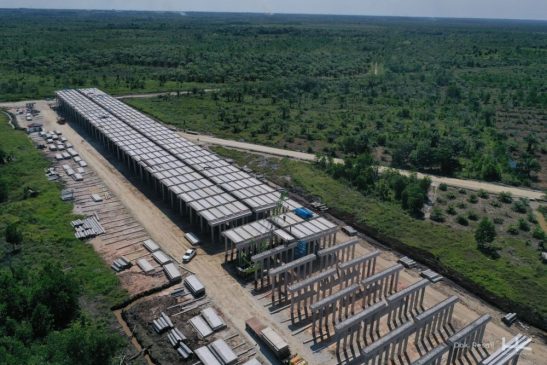 Progres Konstruksi Lingkar Pekanbaru Mencapai 35,34%