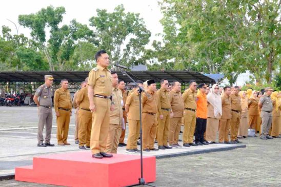 Plt Bupati Meranti Pimpin Apel Perdana Tahun 2025