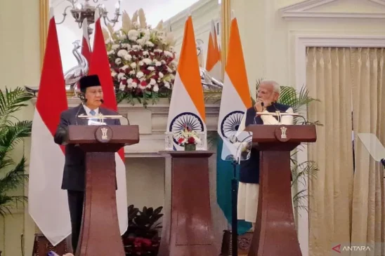 Prabowo Ajak India Perkuat kerja Sama Investasi Infrastruktur