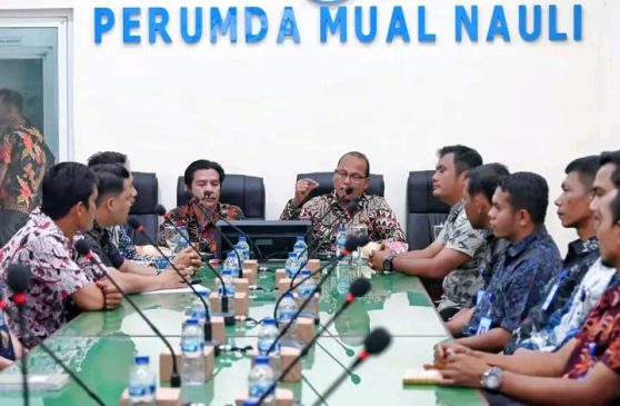 Pj Bupati Tapteng Apresiasi Kinerja Perumda Mual Nauli Tapteng