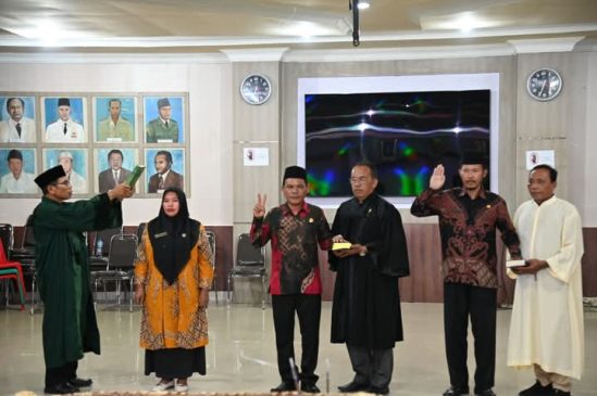 Sekda Sibolga Lantik Tiga Kepala Sekolah
