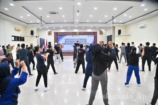 Pemko dan BI Cabang Sibolga Gelar Olahraga Bersama