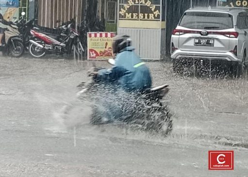 Hujan Berpotensi Mengguyur Riau Hari Ini