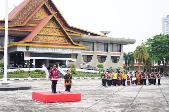 Ini Pesan Pj Gubri Rahman Hadi di Apel Perdana Pasca Libur Nataru