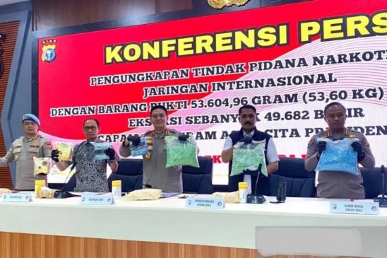 Polda Riau Sita Sabu dan Ekstasi Senilai Rp68 Miliar