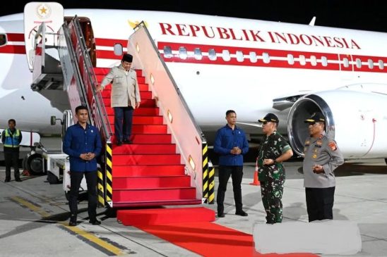 Usai Kunjungi India dan Malaysia, Presiden Prabowo Tiba di Tanah Air