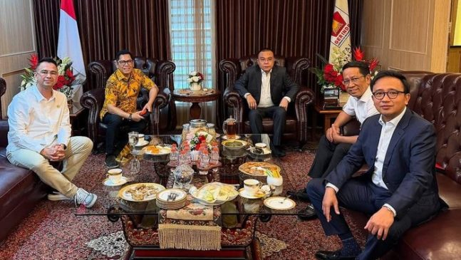 Raffi Ahmad Sambangi Gedung DPR Bertemu Pimpinan DPR RI
