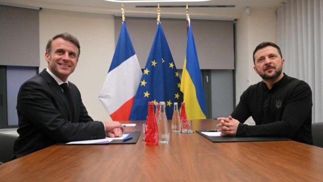 Bahas Pengerahan Pasukan Barat ke Ukraina, Zelensky Bertemu Macron