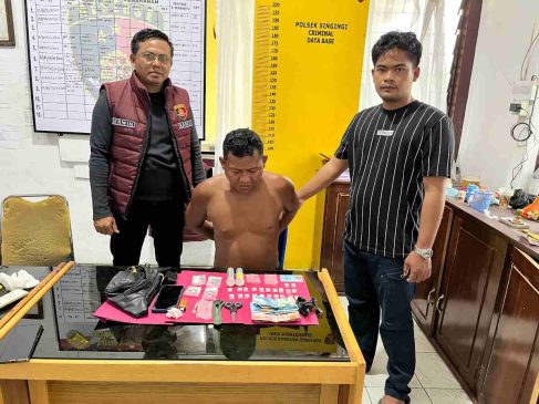 Dikira Pembeli Ternyata Polisi, Pengedar Narkoba di Kuansing Tak Berkutik