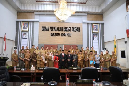Anton ST, MM – Syafarudin Poti SH, MM Ditetapkan sebagai Bupati dan Wakil Bupati Rohul