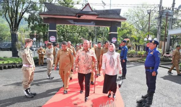 Pelepasan Walikota dan Wakil Walikota Sibolga Periode 2021-2025 Berlangsung Meriah