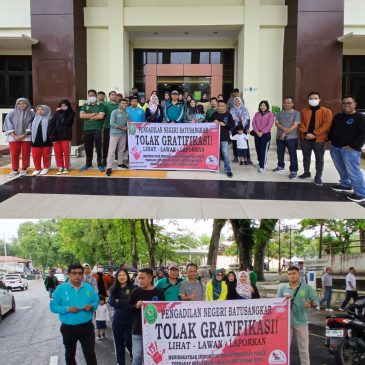 Pengadilan Negeri Batusangkar Laksanakan Public Campaign Tolak Gratifikasi