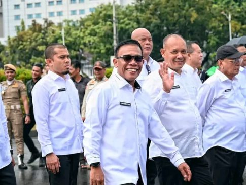 Bupati dan Wakil Bupati Tapteng Terpilih Geladi Bersih Pelantikan di Monas