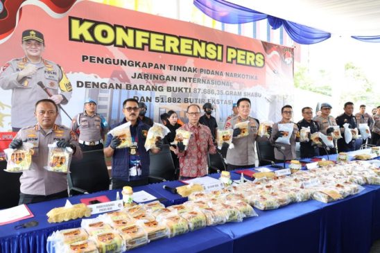 Polda Riau Gagalkan Penyelundupan Narkoba Skala Besar
