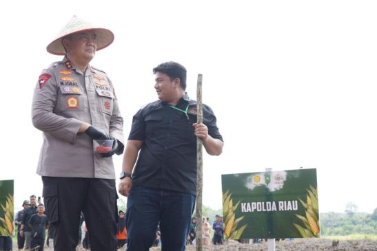 Polda Riau Targetkan 129 Hektare Jagung