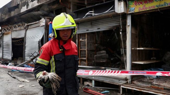 Empat Orang Tewas, Ledakan Besar Hancurkan Toko China