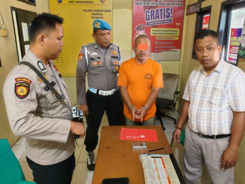 Polsek Rambah Samo Berhasil Ungkap Jaringan Narkoba, Dua Tersangka Diamankan