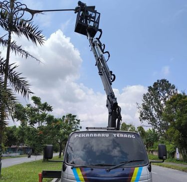 Banyak Lampu PJU di Pekanbaru dalam Kondisi Rusak