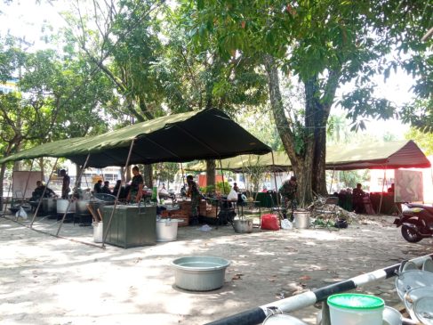 Banjir di Pekanbaru Mulai Surut, Dapur Umum Ditutup