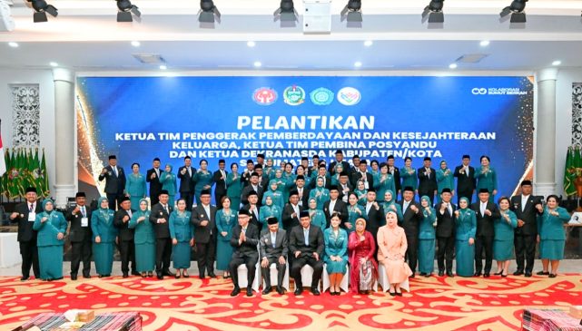 Ny. Rismawaty Masinton Pasaribu Dilantik Sebagai Ketua TP – PKK Tapteng