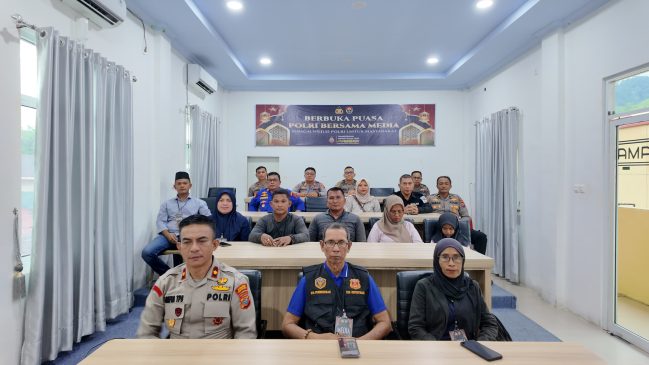 Polres Sibolga Laksanakan Buka Puasa Polri Bersama Media