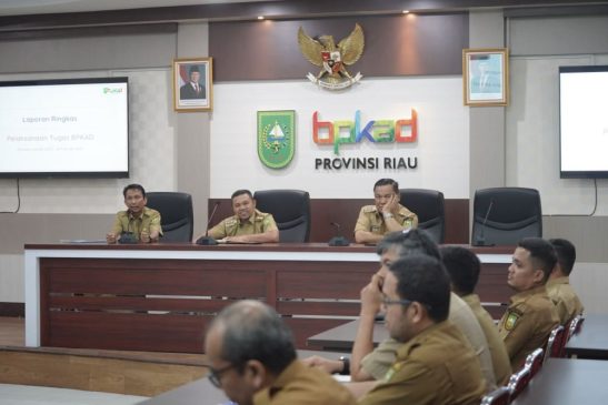 Gubri dan Wagubri Kunjungi BPKAD, Ini Pembahasannya