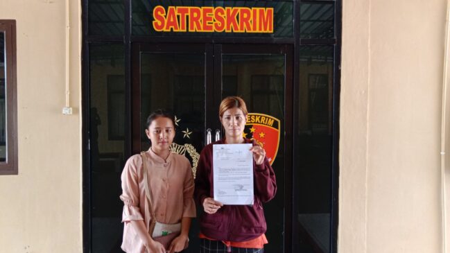 Deslina Waruwu Resmi Laporkan AZ ke Polres Tapteng Terkait Kasus Penganiayaan