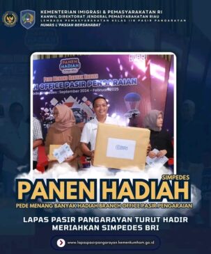 Lapas Kelas IIB Pasir Pangarayan Turut Meriahkan Simpedes BRI