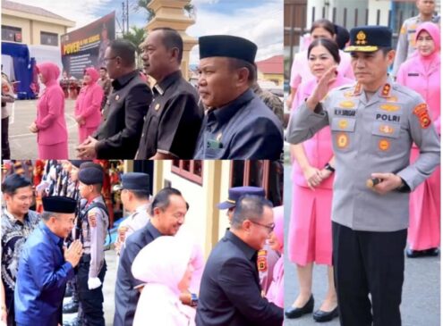 Wabup Kerinci H. Murison Sambut Kunjungan Kerja Kapolda Jambi di Mapolres Kerinci