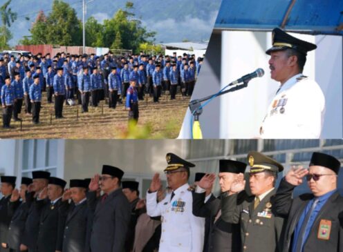 Pimpin Apel Hari Otda XXIX, Bupati Monadi: Jadikan Momentum Perkuat Tata Kelola Pemerintahan