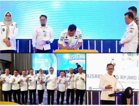 Hadiri Musrenbang RPJMD Provinsi Jambi, Bupati Monadi: Momentum Strategis Satukan Visi Pembangunan Daerah