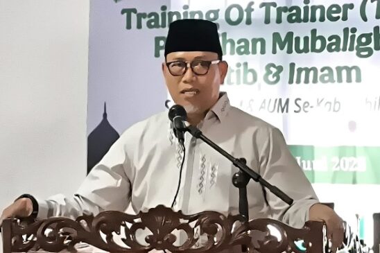Sekda Inhil Buka Pelatihan ToT Mubaligh, Imam, dan Khatib Muhammadiyah se-Kabupaten