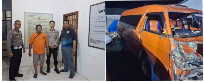 Mobil Travel Vs Sepeda Motor, Satu Meninggal di Tempat