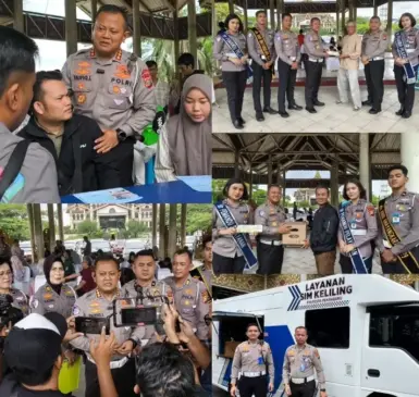 Polda Riau Gelar Pelayanan Publik dalam Rangka Hari Bhayangkara ke-79