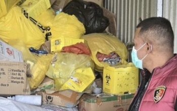 Polresta Pekanbaru Ungkap Kasus Penimbunan Limbah Medis B3, Satu Orang Ditangkap