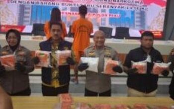 Polda Riau Gagalkan Peredaran 15 Kg Sabu