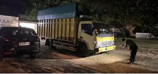 Truk Colt Diesel Diamankan Bea Cukai di Siak, Penyebabnya Belum Jelas