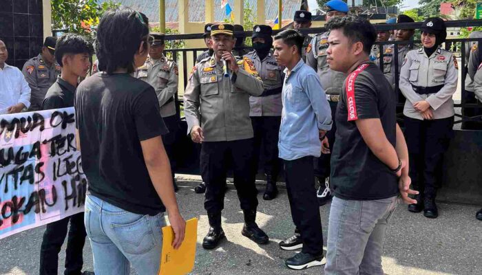 Mahasiswa Riau Desak Polisi Sikat Habis Aktivitas Ilegal di Rokan Hilir