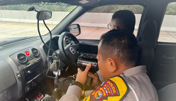 Dirlantas Polda Riau Gunakan Speed Gun, 15 Pengendara Terjaring Pelanggaran Batas Kecepatan di Tol