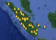 Cuaca Riau Cerah Berawan, BMKG Waspada Hotspot Melonjak Tajam Jadi 259 Titik