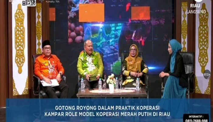 Dialog TVRI Riau Soroti Sukses Koperasi Merah Putih Kampar: Perkuat Ekonomi Lokal dengan Gotong Royong