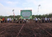 Pemkab Inhil dan Polres Inhil Tanam Jagung Serentak, Sukseskan Program Ketahanan Pangan Nasional